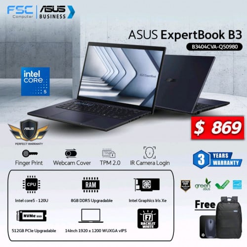Asus ExpertBook B3404CVA-Q50980