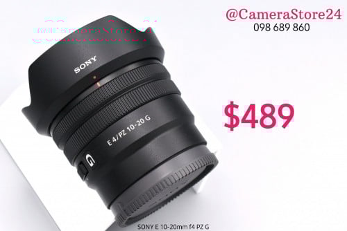 SONY E 10-20mm f4 PZ G
