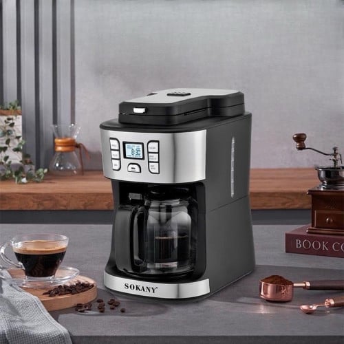 ម៉ាស៊ីនឆុងកាហ្វេ និងកិនគ្រាប់កាហ្វេ 2in1