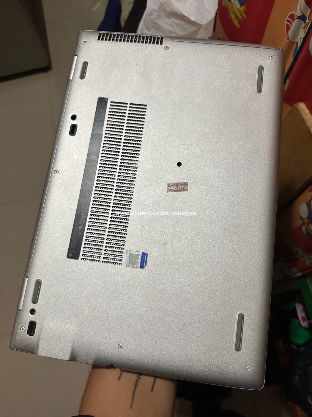 Laptop hp ram8 4cpu ប្រេីស្រួលដេីរលឿន Price 135.00 in Stueng Mean chey