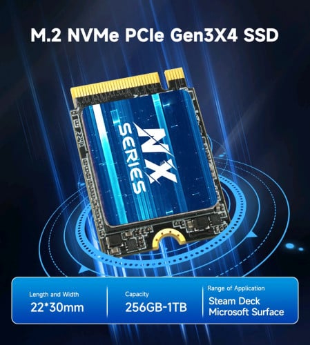 KingSpec 2230 SSD M2 NVMe 1TB M.2 22X30 PCIe 3.0 Nmve