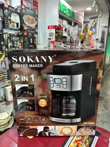 Coffee Maker & Grinder 2 in 1