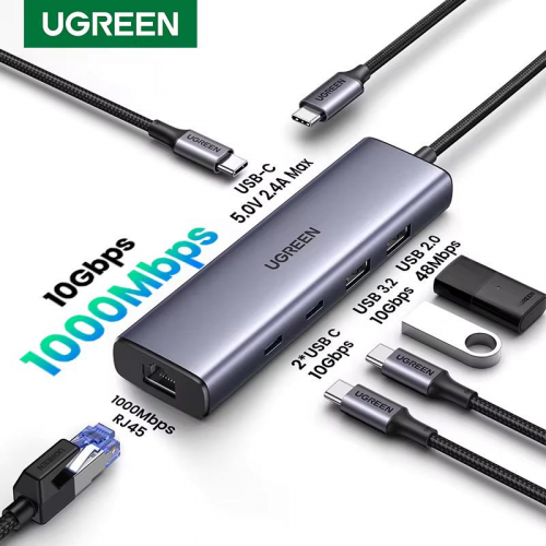UGREEN USB-C 3.2 Hub 6 in 1 45320
