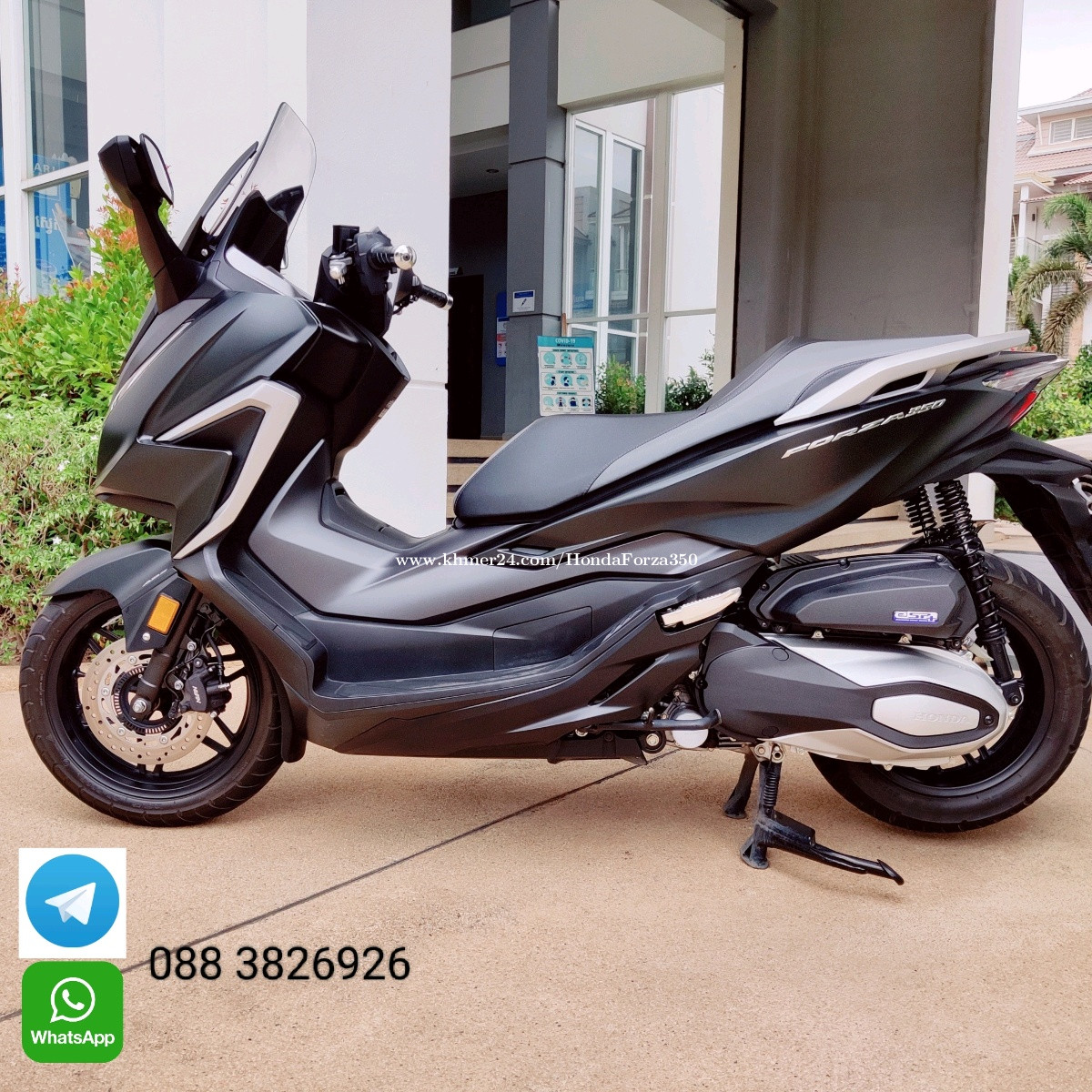 Honda Forza 350 Price 4650.00 in Krang Ampil, Cambodia Honda Forza