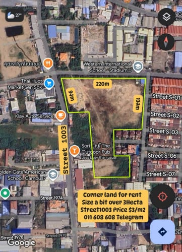 Business land St.1003 for rent