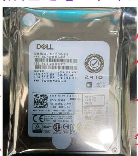 Dell 2.4TB 10K SAS 12 Gbps Hard Drive