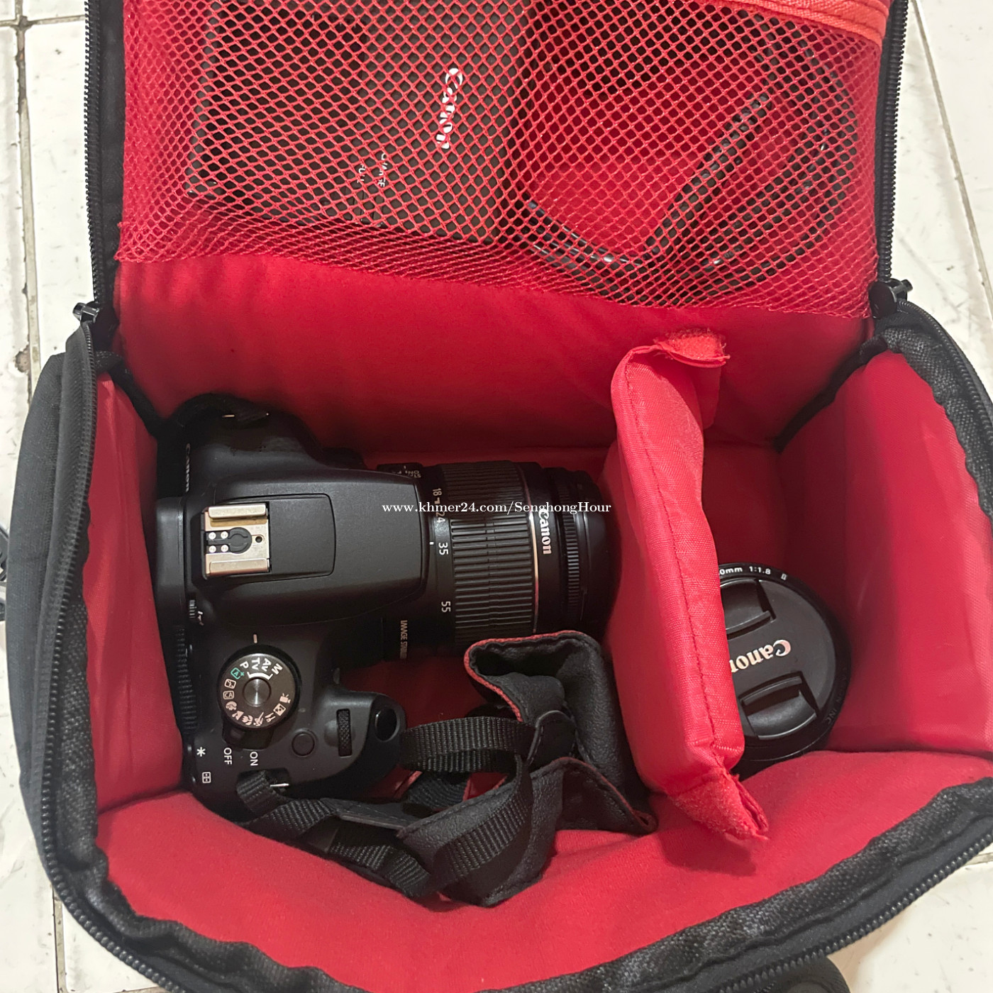 Canon EOS 2000D with portrait and zoom lens for sale Price 350.00 in