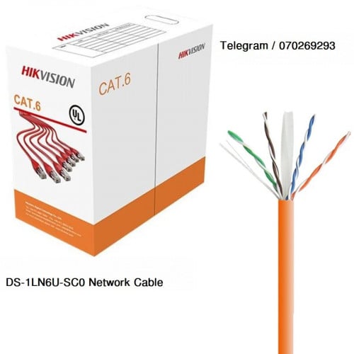 Hikvision CAT 6 UTP Network Cable Roll 305M DS-1LN6U-SC0