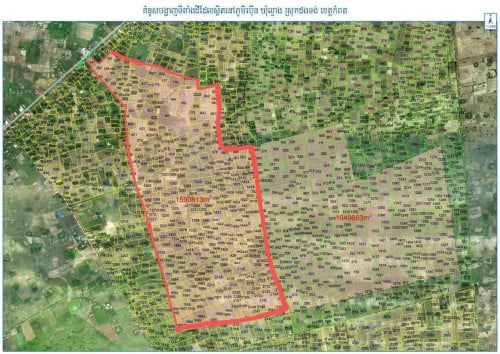 159 ហិកតា ជាប់ផ្លូវជាតិលេខ 3 ក្បាល 80m Km122