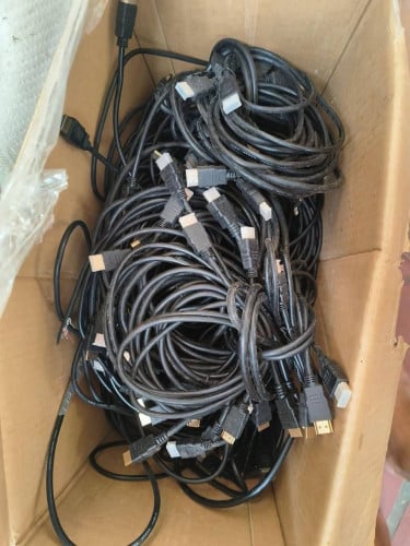 DP Cable & HDMI cable  Original 1.5M រូបភាពចេញមកបានច្បាស់ល្អ