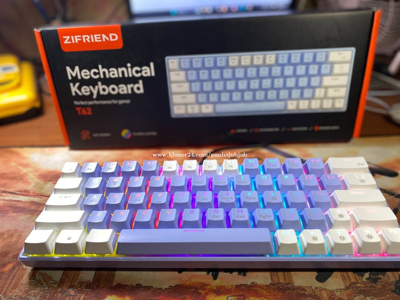 ZIFRIEND T62 Mechanical Gaming Keyboard Price 25.00 in Chaom Chau 3