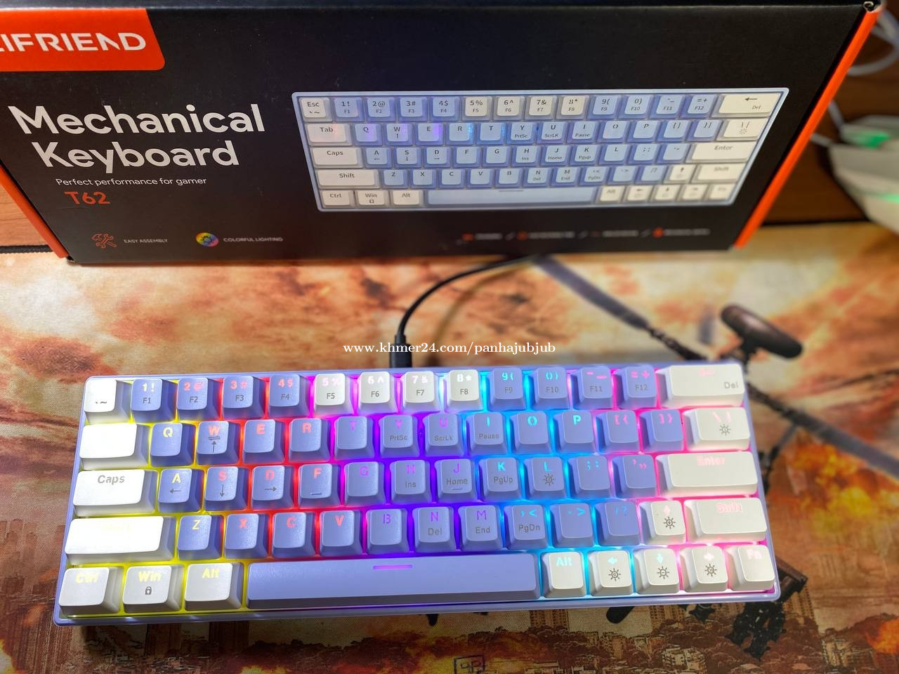 ZIFRIEND T62 Mechanical Gaming Keyboard Price 25.00 in Chaom Chau 3