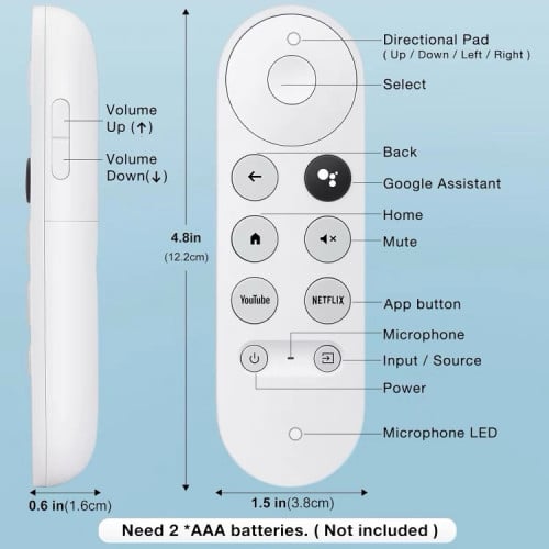 Google Chrome Cast Control Remote