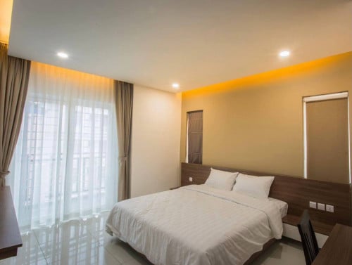 Two bedroom for rent At Tonlebassac Areas