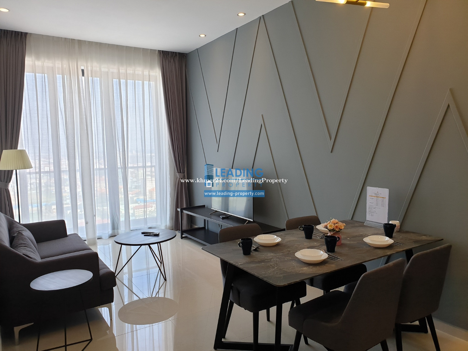 N997 Swimming Pool and Gym, 2 Bedrooms Condo Unit For Rent Price 600