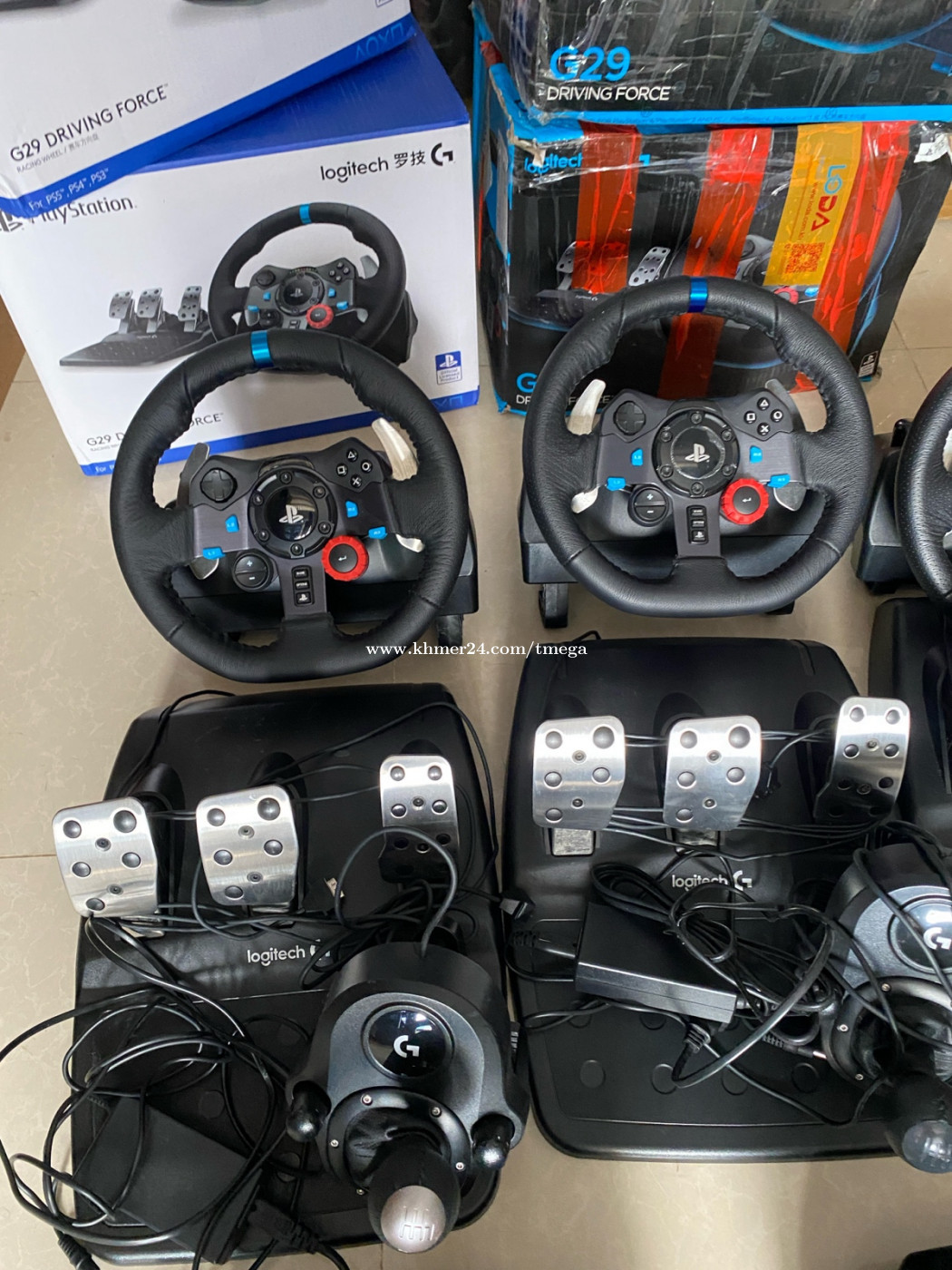 ចង្កូតឡានហ្គេមg29 full setហ្រ្វី forza 5 original Price 2.00 in Stueng