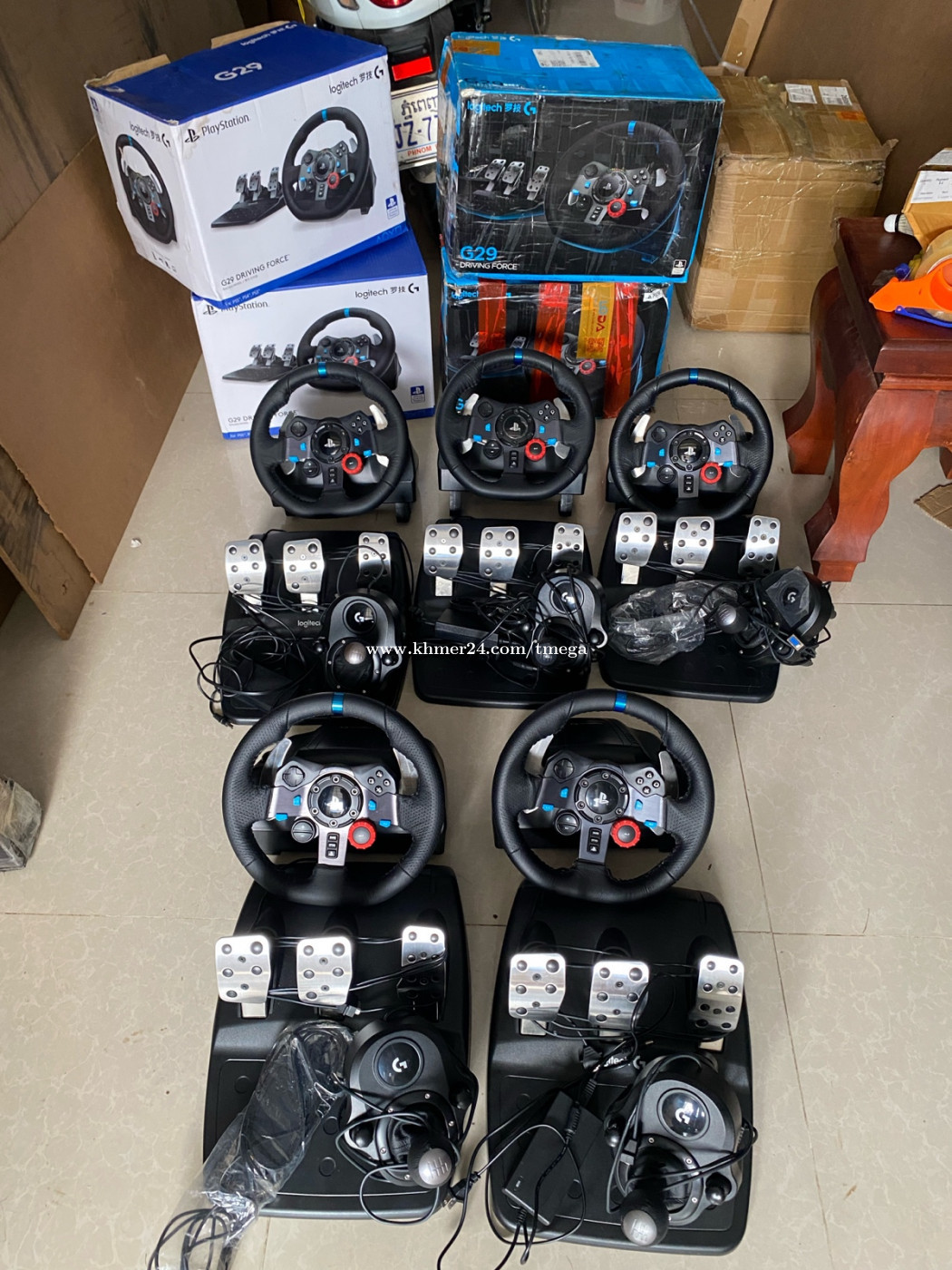 ចង្កូតឡានហ្គេមg29 full setហ្រ្វី forza 5 original Price 2.00 in Stueng