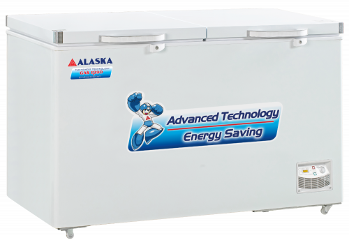 HB-550N(កកសុទ្ធឬត្រជាក់សុទ្ធ) Top Two Door Freezer 408L