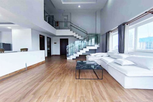 3 Bedroom Duplex Style Penthouse Apartment For Rent In BKK3 Is Available Now.