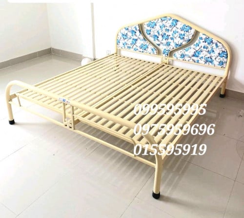 1.8mx2.0m គ្រែដែកក្បាលផ្កា