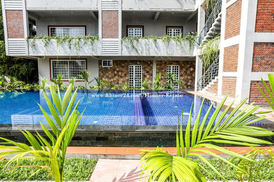 Two Bedroom Apartment for Rent in Siem Reap price $350.00 in Sla Kram, Krong Siem Reab, Siem Reap, Cambodia - Hunter Estate | Khmer24.com