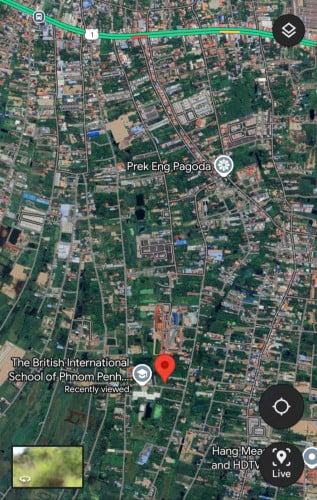 ដីជួលទីតាំងល្អខ្លាំង ជាប់នឹងសាលាអន្តរជាតិ BISPP