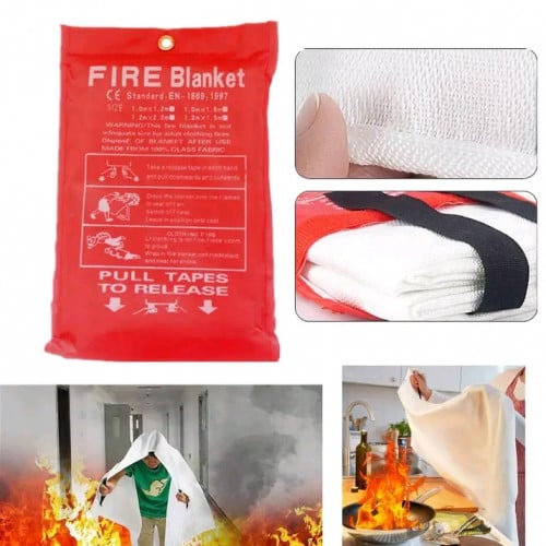Fire blanket - ជាប្រភេទភួយសម្រាប់ការពារភ្លើង