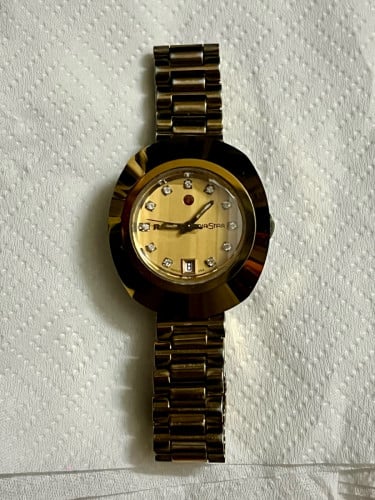 Rado Diastar Original Swiss Automatic watch with stainless steel strap Gold 21 (year 1962)