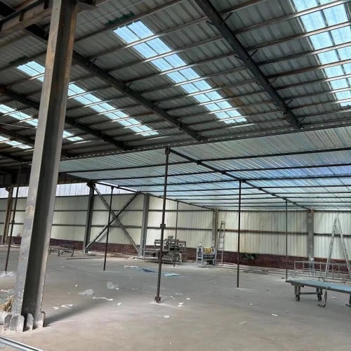 ដំបូលជ័រ FRP Clear Roofing 7waves