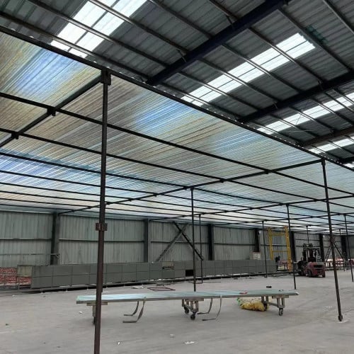 ដំបូលជ័រ FRP Clear Roofing 7waves