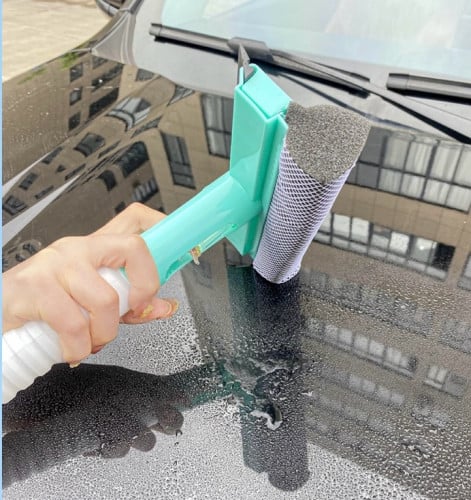 ឧបករណ៍ជូតកញ្ចក់ Window Cleaning brush + Spray