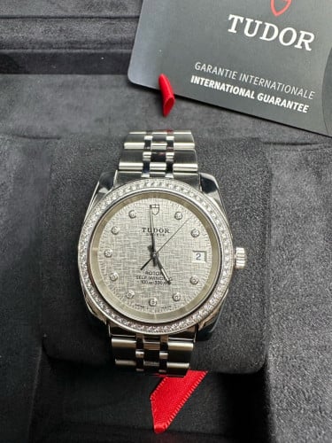 TUDOR Rotor Self-winding Sliver Diamonds (Rare)