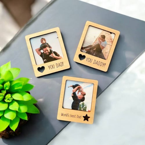 Custom Wooden Picture Frame with Stand (Colored Picture Not Included)