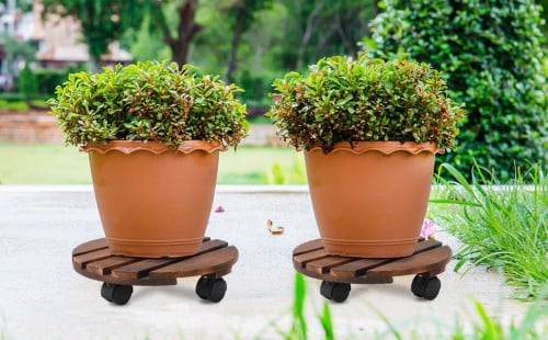 ជើងទម្រផើងផ្ការមូល - Round Flower Mover