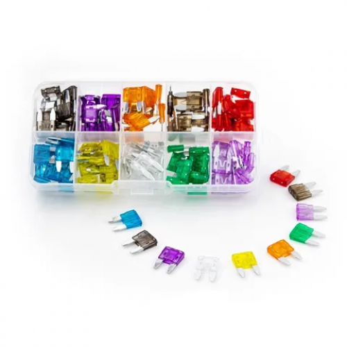 120pcs MINI Blade Fuse Assortment Auto Car 5A/ 10A/ 15A/ 20A/ 25A/ 30A