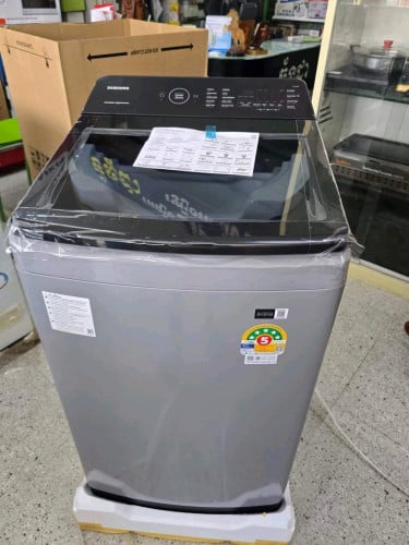 មានលក់ម៉ាស៊ីនបោកគត់ Samsung 10 kg ថែមជើង