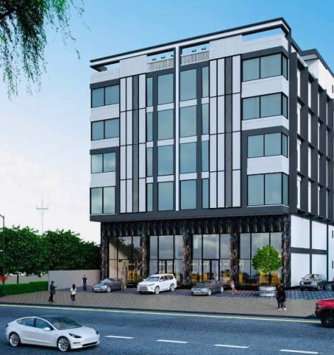 Commercial Building For Rent Along Main Road Area,35x90m, 05 Floors,19,000$, Big Front-Back Parking