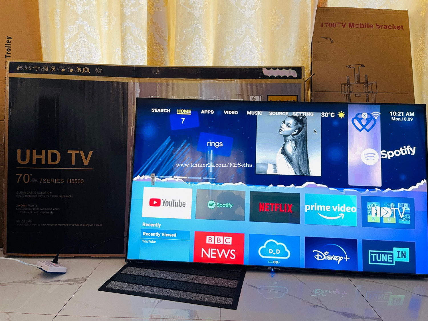 80” UHD 4k Samsung SmartTV price 580 in Tuek L'ak Muoy, Tuol Kouk
