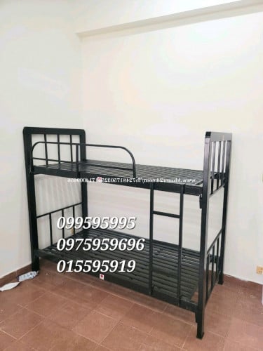 គ្រែ2ជាន់ខ្មៅ 1.0mx2.0m