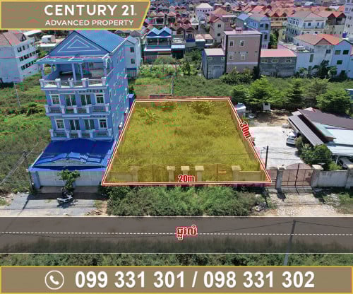 🗺️ដី​ សម្រាប់ជួល នៅជិតសាលា អន្តរទ្វីបអាមេរិកាំង AIS សាខាសែនសុខ