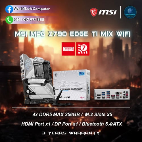 MSI Motherboard MPG Z790 (WiFi 7 ) RAM DDR5 i5 i7 , i9 , 12th, 13th 14th New2025=365$