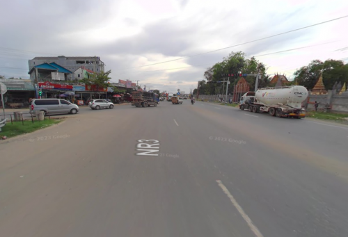 ដីសម្រាប់លក់លើផ្លូវជាតិលេខ ៣ ក្បែរវត្តស្លែង - Land For Sale On National Road 3 WAT SLEANG