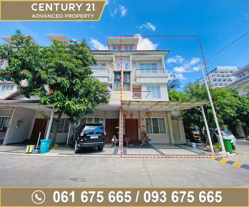 🏘 វីឡាកូនកាត់ កែង(LA) ក្នុងបុរី ប៉េងហួត ដឹស្តាឡៃត៍ ត្រូវការលក់បន្ទាន់ខ្លាំង