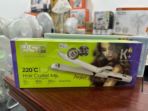 Professional 2-in-1 Curl & Straighten