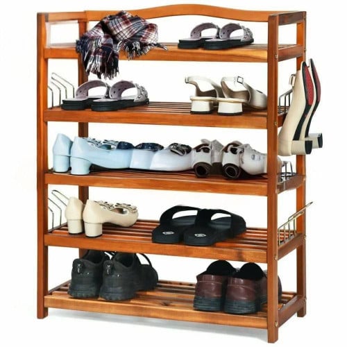 ធ្នើស្បែកជើង ធ្វើពីឈើល្អ