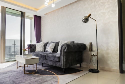 NICE DESIGN 2 BEDROOM AND OFFICE FOR RENT 1300$/MONTH || THE PEAK