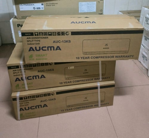 Aucma air conditioner inverter free តំឡើង នឹងfree ជើងទ្រ