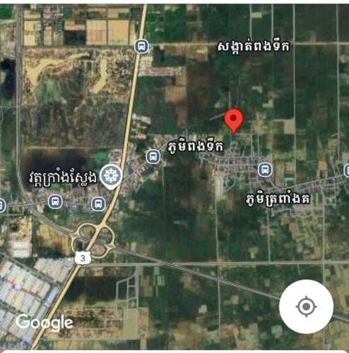 ដីអាជីវកម្មលក់ជិតផ្លវក្រវ៉ាត់ក្រុង