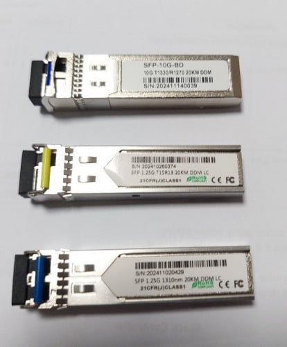 Module, Single Mode Single Fiber, LC, 20km 1.25G