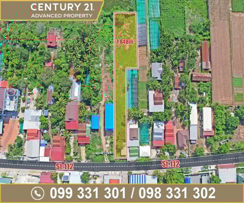 🏘 ដី ជិតផ្សារចុងព្រែក (ព្រែកឯង) ខណ្ឌច្បារអំពៅ ត្រូវការលក់បន្ទាន់ខ្លាំង